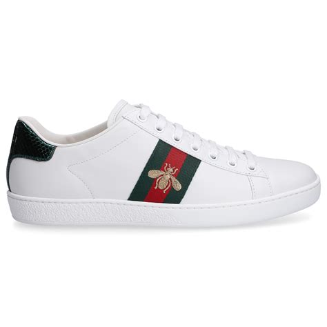 white gucci ace|Gucci ace low top sneakers.